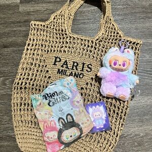 Bag with plush Charms